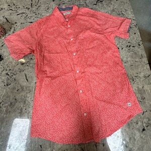 Men’s Depart West Pink/White Button-down .. size XL